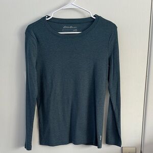 Eddie Bauer Deep Teal Long Sleeve Top